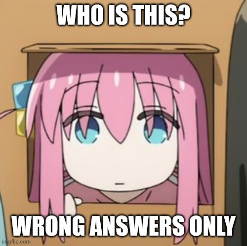 WHO IS THIS? WRONG ANSWERS ONLY | made w/ Imgflip meme maker