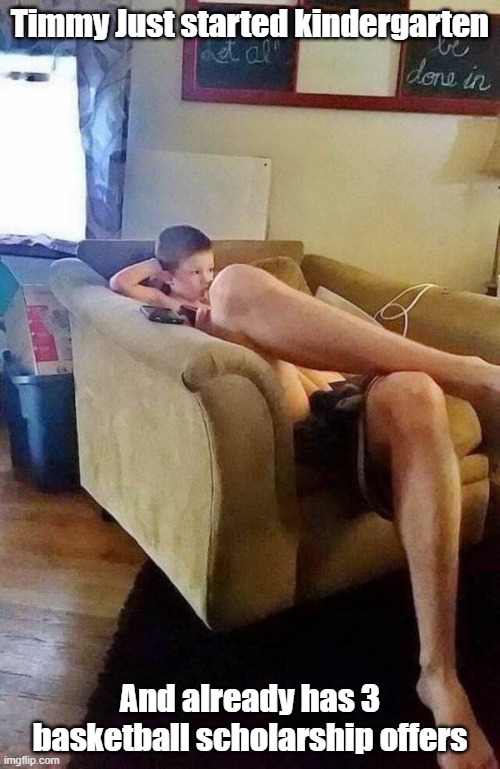 Timmy Basketball | Timmy Just started kindergarten; And already has 3 basketball scholarship offers | image tagged in basketball,player,scholarship,sports | made w/ Imgflip meme maker