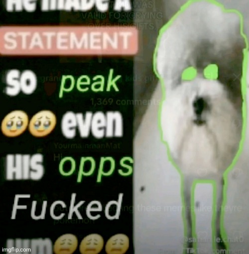 peaker if you didn't forget the NSFW checkbox off | image tagged in he made a statement so peak even his opps fucked him | made w/ Imgflip meme maker
