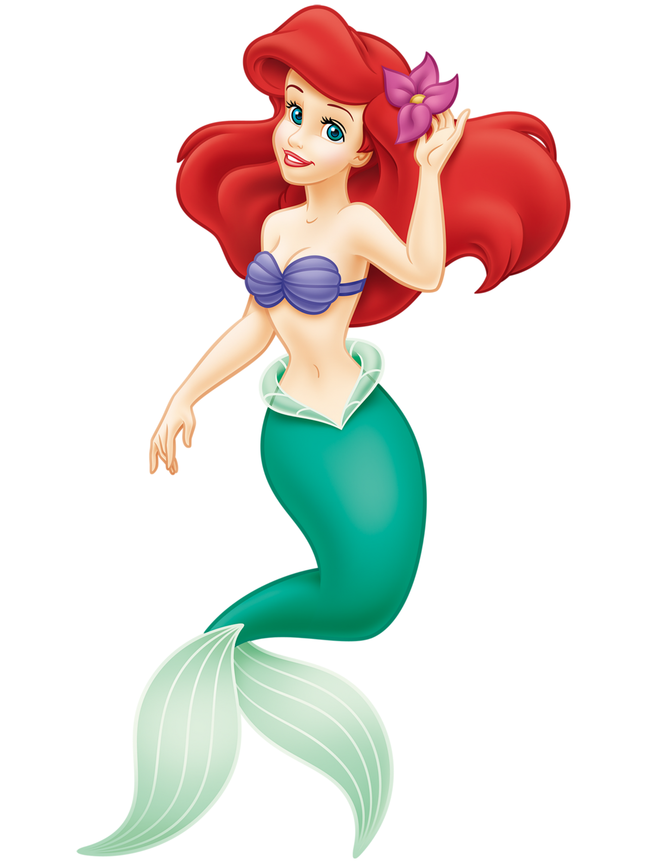 Ariel the little mermaid png Blank Meme Template