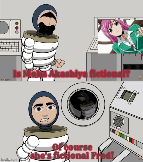 Rosario + Vampire meme 5 | image tagged in element animation,rosario vampire,anime,of course,vampire,moka | made w/ Imgflip meme maker