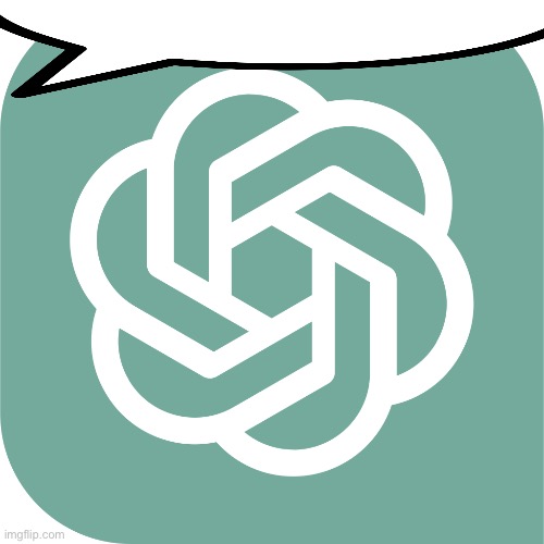 ChatGPTlogo | image tagged in chatgptlogo | made w/ Imgflip meme maker