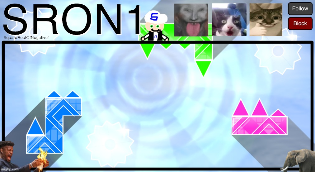 High Quality SRON1's announcment template (2026) Blank Meme Template