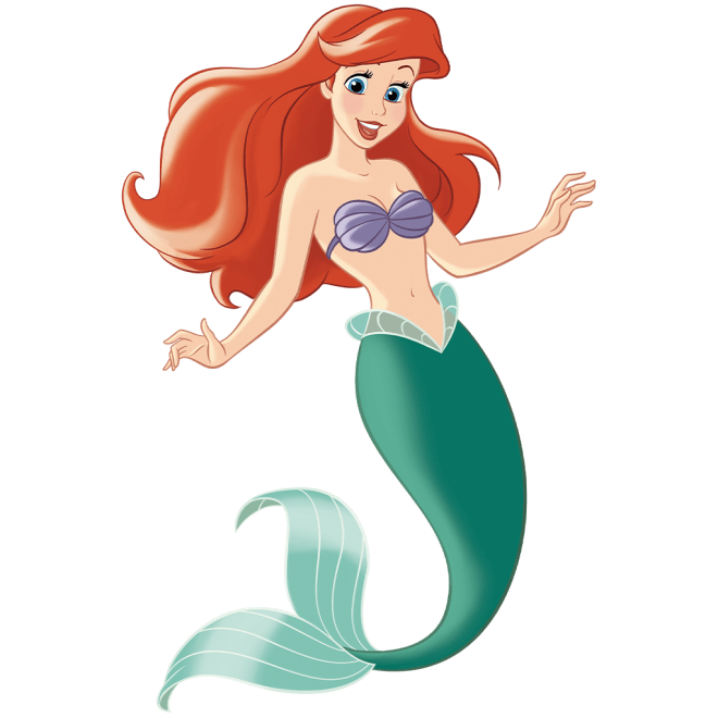 Ariel the little mermaid png Blank Meme Template