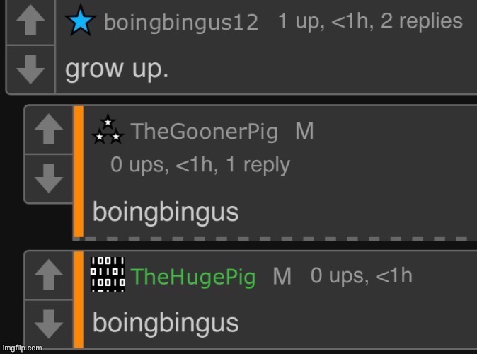 grow up boingbingus Blank Meme Template