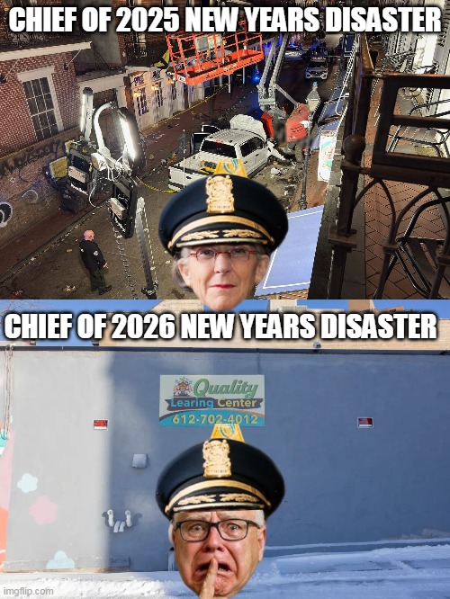 Fingers Crossed they make a Dem own it for once | CHIEF OF 2025 NEW YEARS DISASTER; CHIEF OF 2026 NEW YEARS DISASTER | image tagged in walz new year disaster meme | made w/ Imgflip meme maker