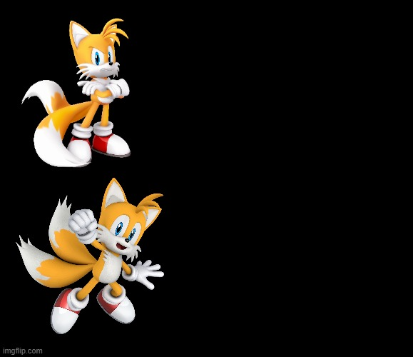 Tails Hotline Bling Blank Meme Template