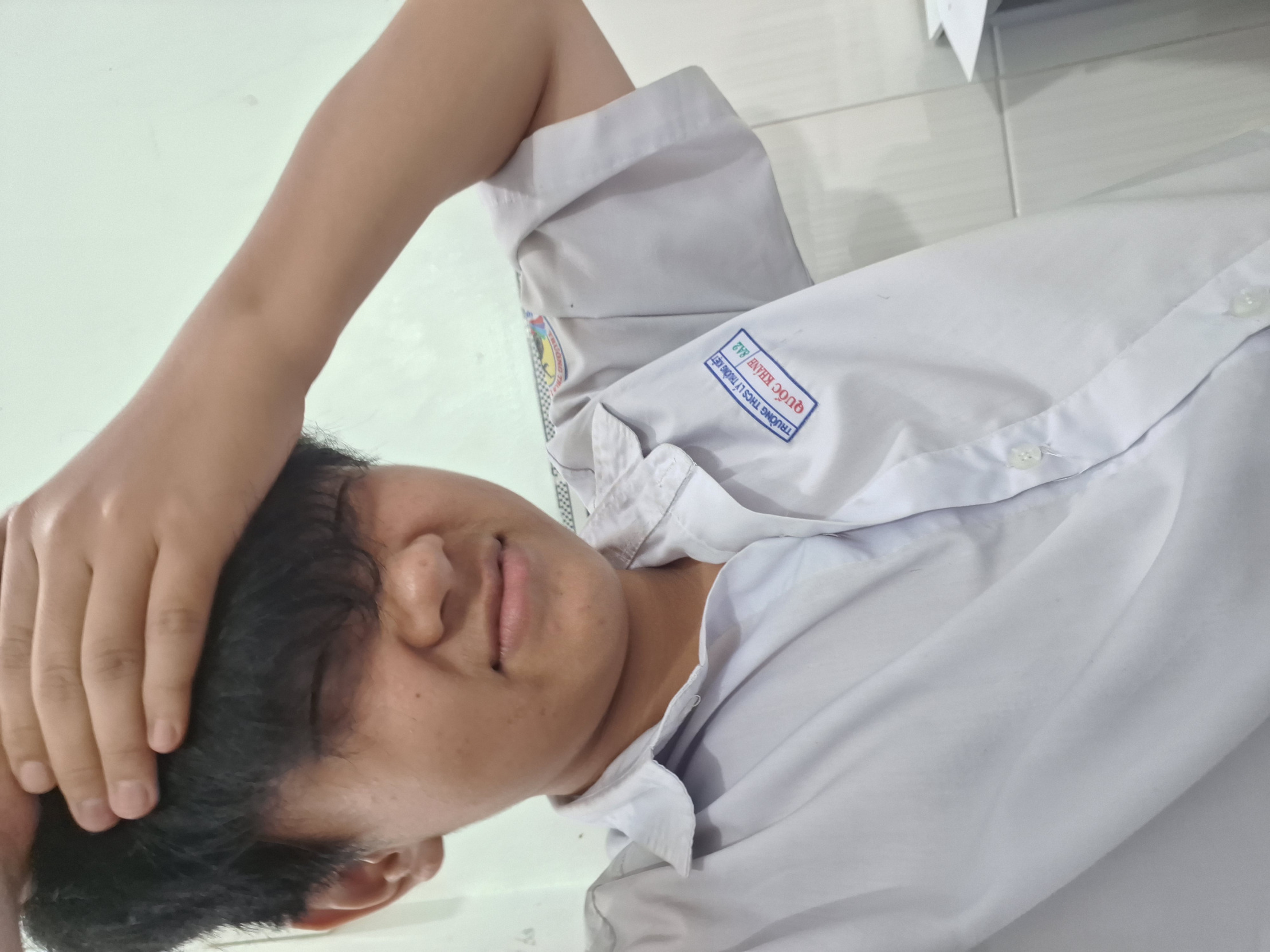 Student hand on head Blank Meme Template