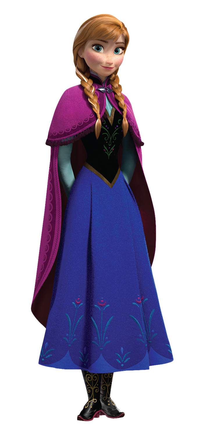Anna (Frozen) PNG Blank Meme Template