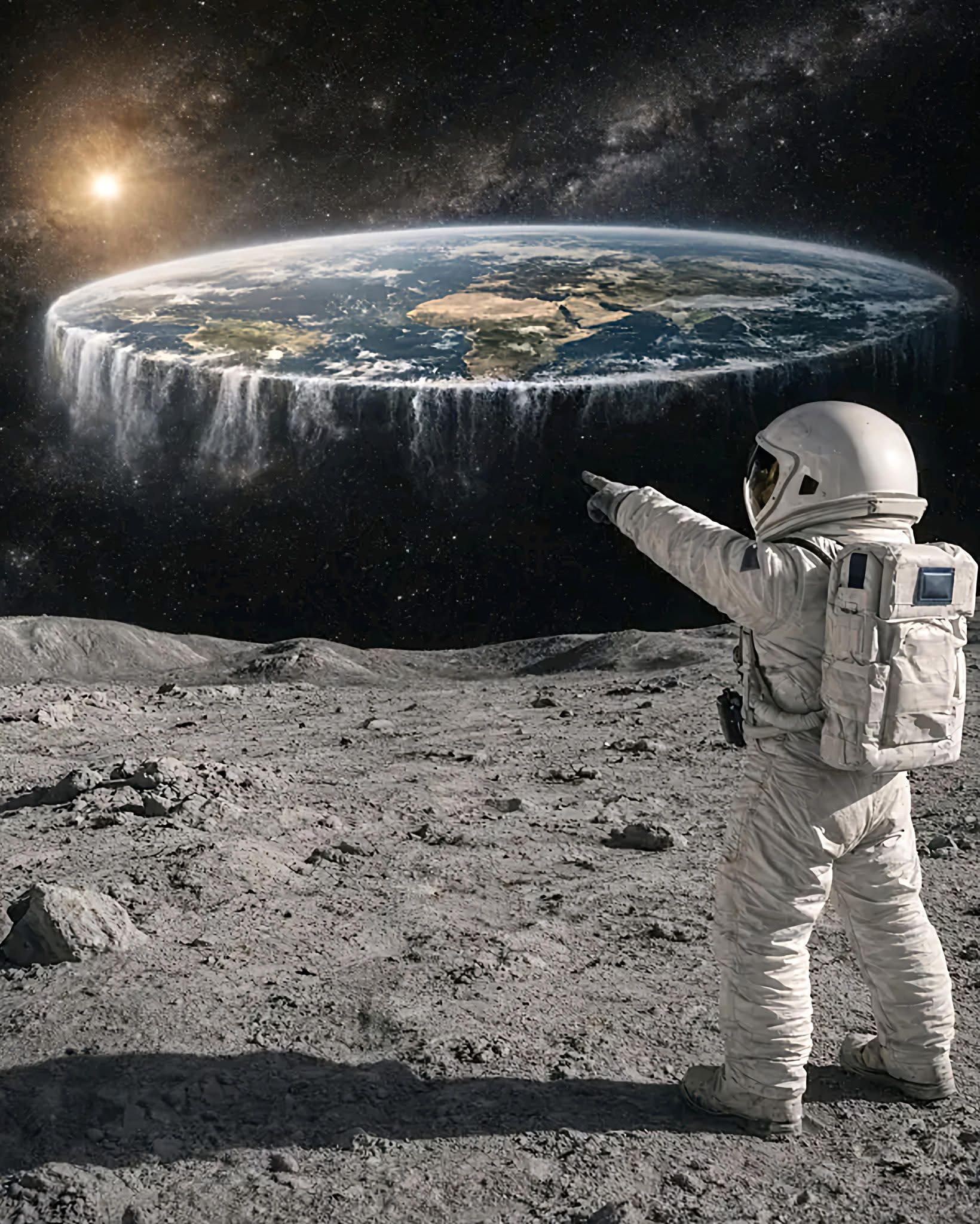 Flat Earth Blank Meme Template