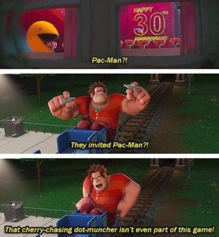 Wreck it Ralph pac-man Blank Meme Template