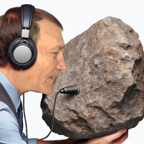 Just listening to some rock | image tagged in rock music,rock,kewlew | made w/ Imgflip meme maker