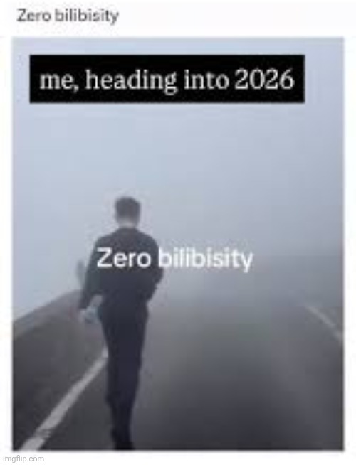 Zero bilibisity | image tagged in zero bilibisity,2026 | made w/ Imgflip meme maker
