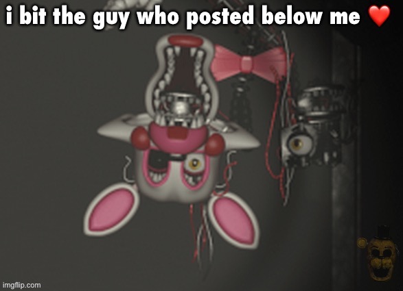 i bit the guy who posted below me (lovingly) | image tagged in i bit the guy who posted below me lovingly | made w/ Imgflip meme maker