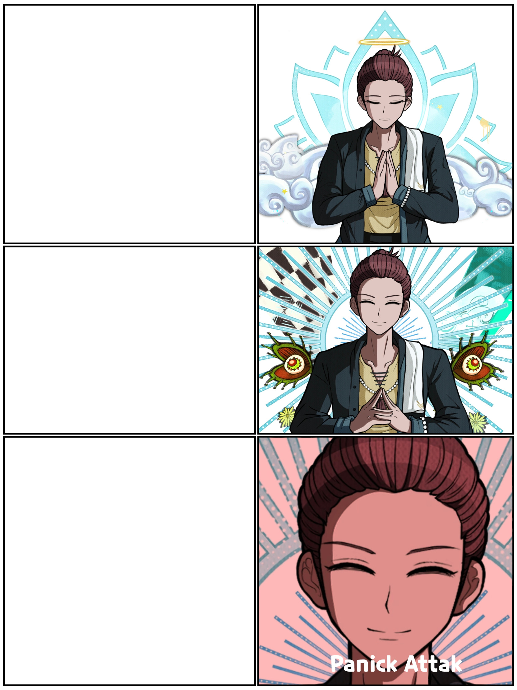 Bussho Saji Blank Meme Template