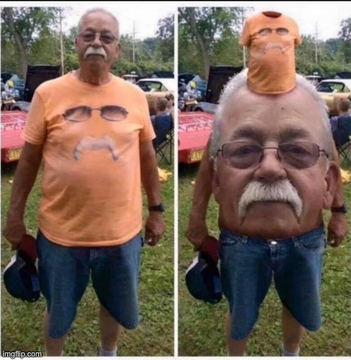 image tagged in face swap,face,trade,t-shirt,head | made w/ Imgflip meme maker