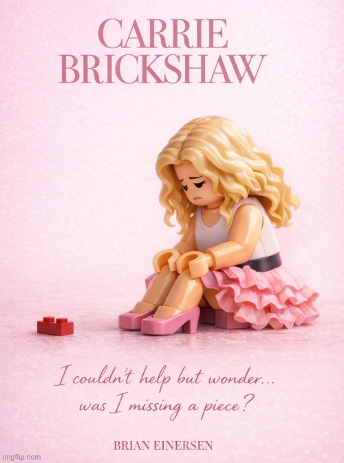 ChatGPT Carrie in Pieces | image tagged in ai art,lego art,carrie bradshaw,sjp,satc,brian einersen | made w/ Imgflip meme maker