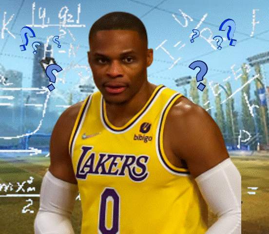 westbrook confused Blank Meme Template