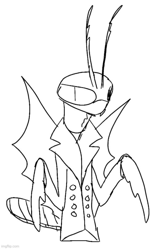 This is my sprunki OC, his name is phillip | image tagged in memes,praying mantis | made w/ Imgflip meme maker