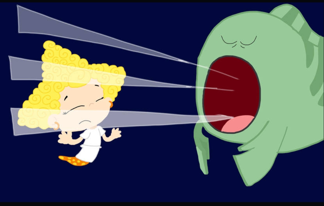 Mr Grumpfish singing Blank Meme Template