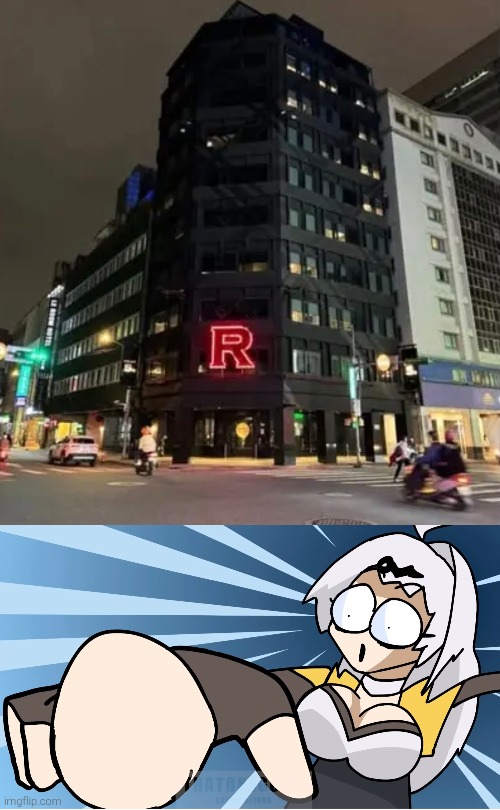 Guys! I found Team Rocket's hideout! They really exist in real life! | image tagged in team rocket,oh my goodness | made w/ Imgflip meme maker