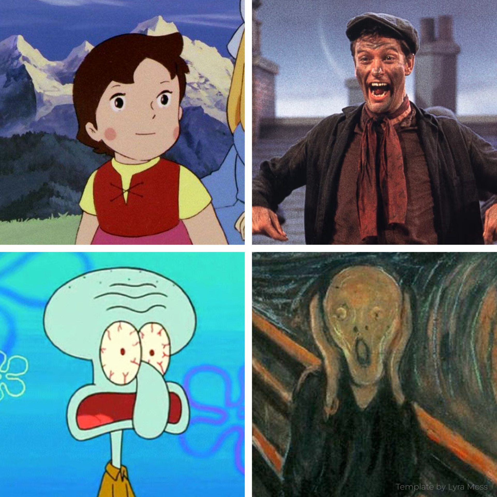 The Four Horsemen of a Bad Day Blank Meme Template