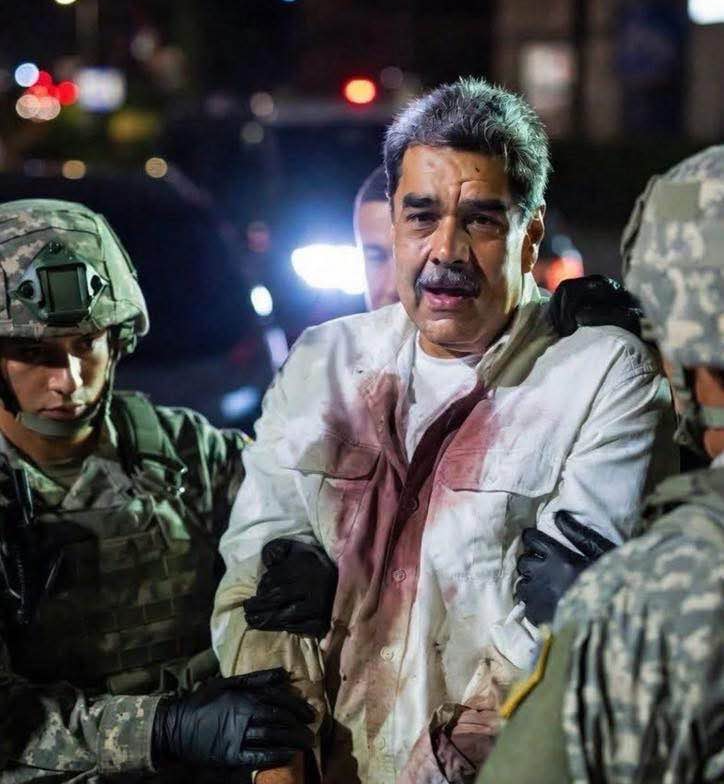 Maduro in Custody Blank Meme Template