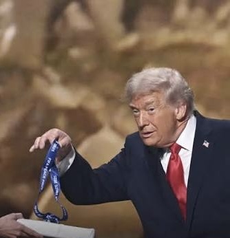 Peace prize taken from Trump Blank Meme Template