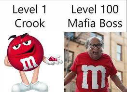 level mafia boss Blank Meme Template