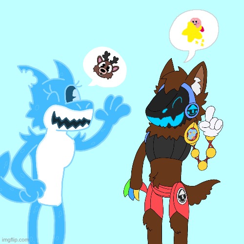 Interaction-ing! | image tagged in fan-artistry | made w/ Imgflip meme maker