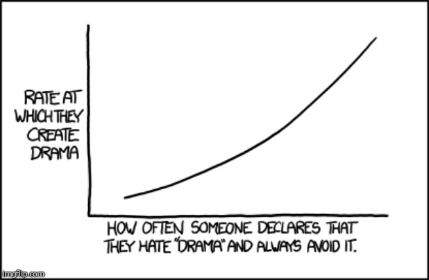 law of drama | made w/ Imgflip meme maker