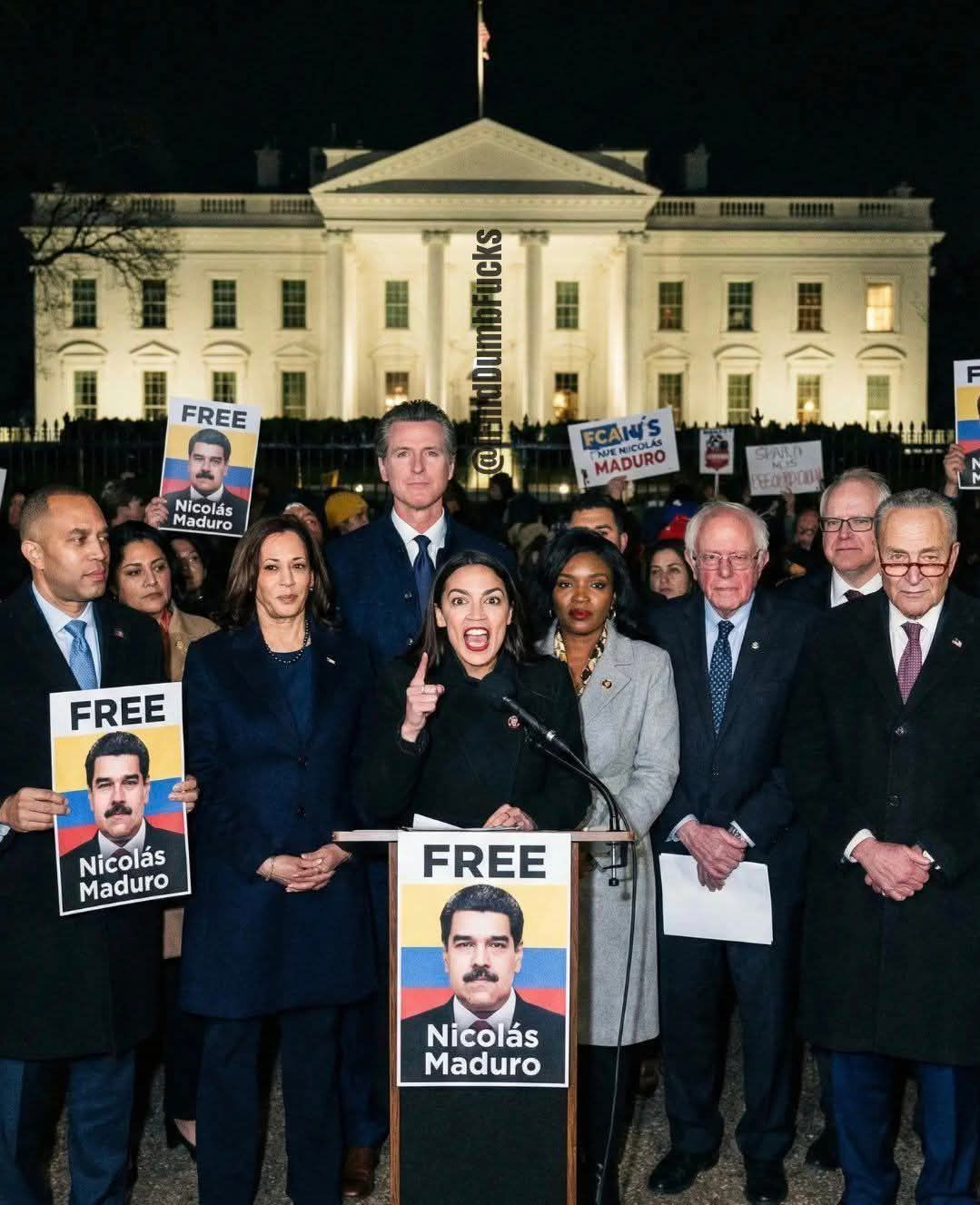 High Quality Dem Maduro Blank Meme Template