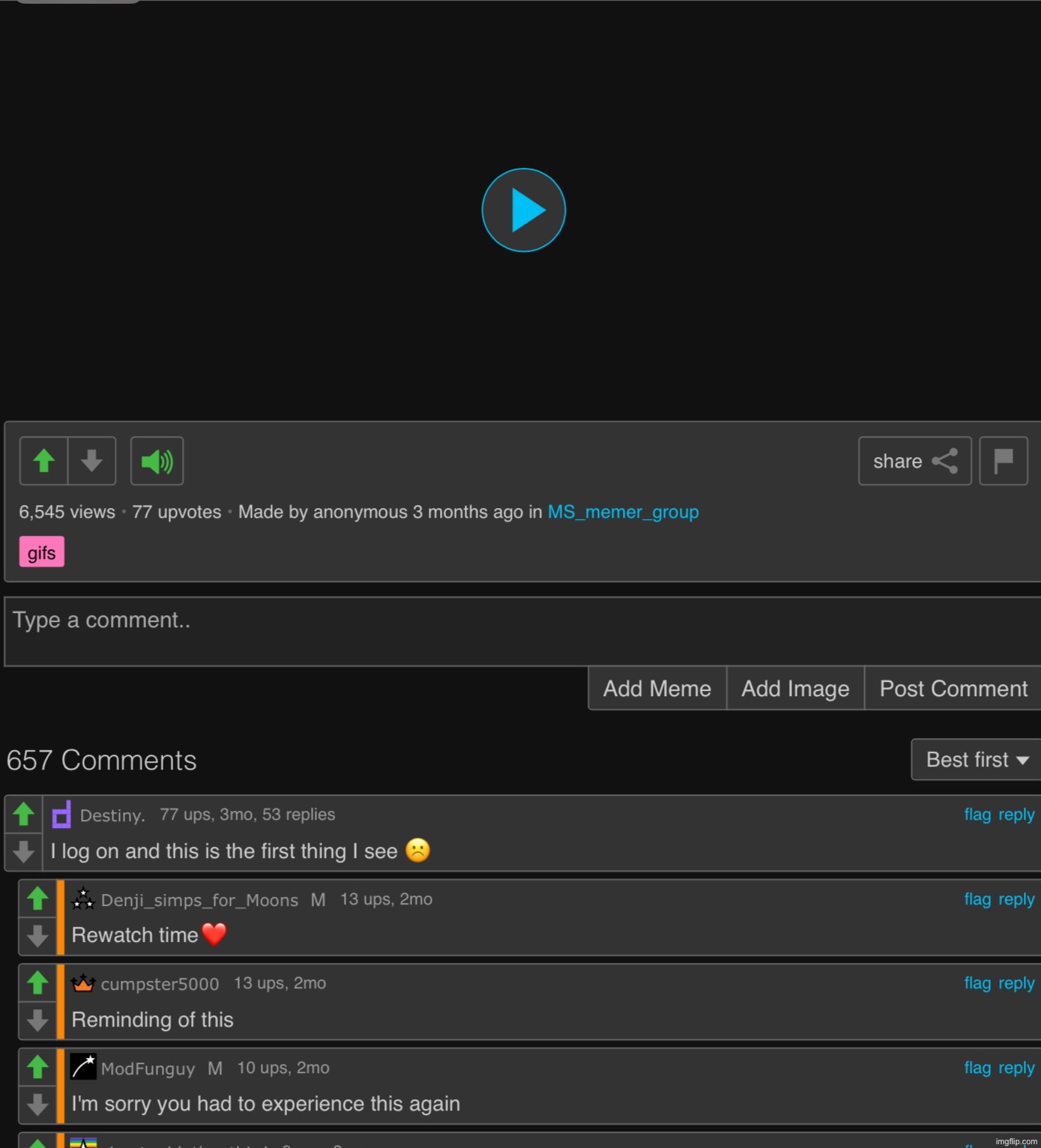 first screenshot of 9geor3 | made w/ Imgflip meme maker