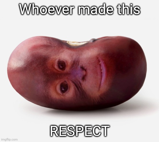 I just thank them | Whoever made this; RESPECT | image tagged in primate,monkey,memes,funny,monkey bean | made w/ Imgflip meme maker