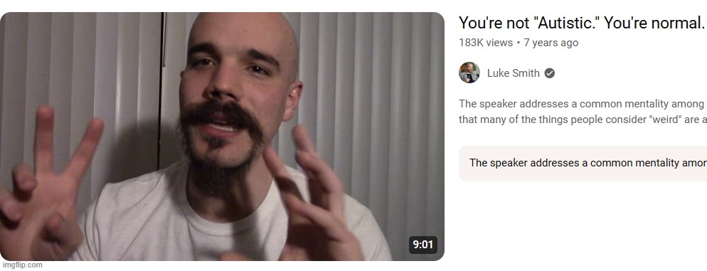 / | image tagged in rmk,luke smith | made w/ Imgflip meme maker