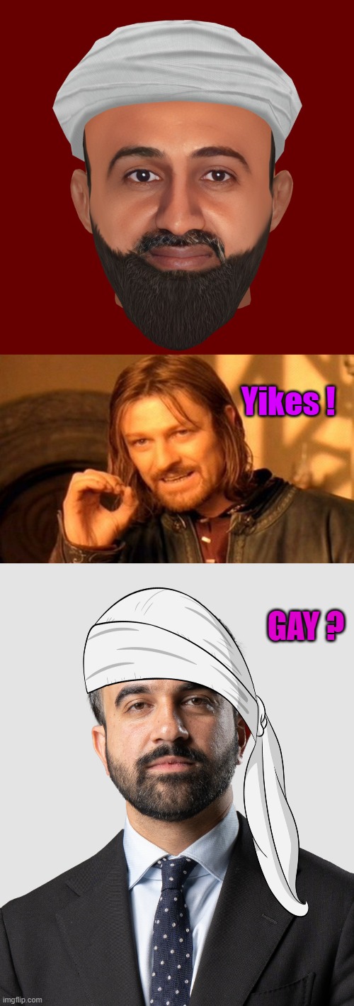 Ben Lauden & Shady | Yikes ! GAY ? | image tagged in memes,one does not simply | made w/ Imgflip meme maker