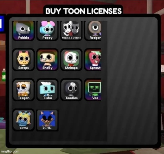 started playing dandys world these characters look so cool which one should i get | made w/ Imgflip meme maker