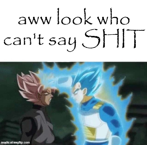 Aww look who can't say shit | aww look who can't say SHIT | image tagged in aww look who can't say shit | made w/ Imgflip meme maker
