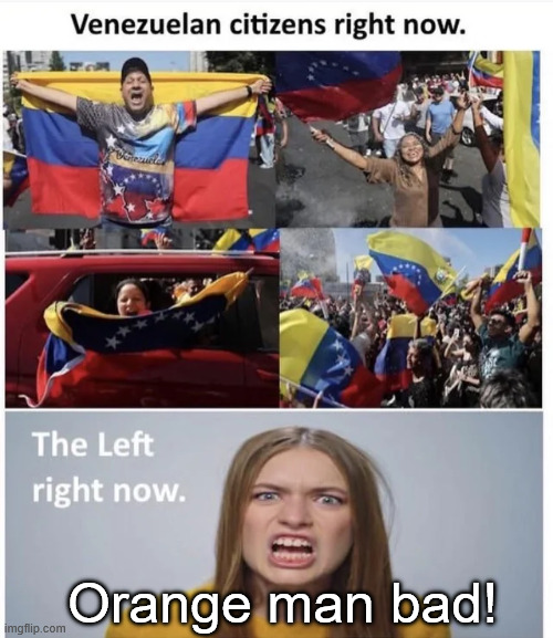 Orange man bad! | made w/ Imgflip meme maker