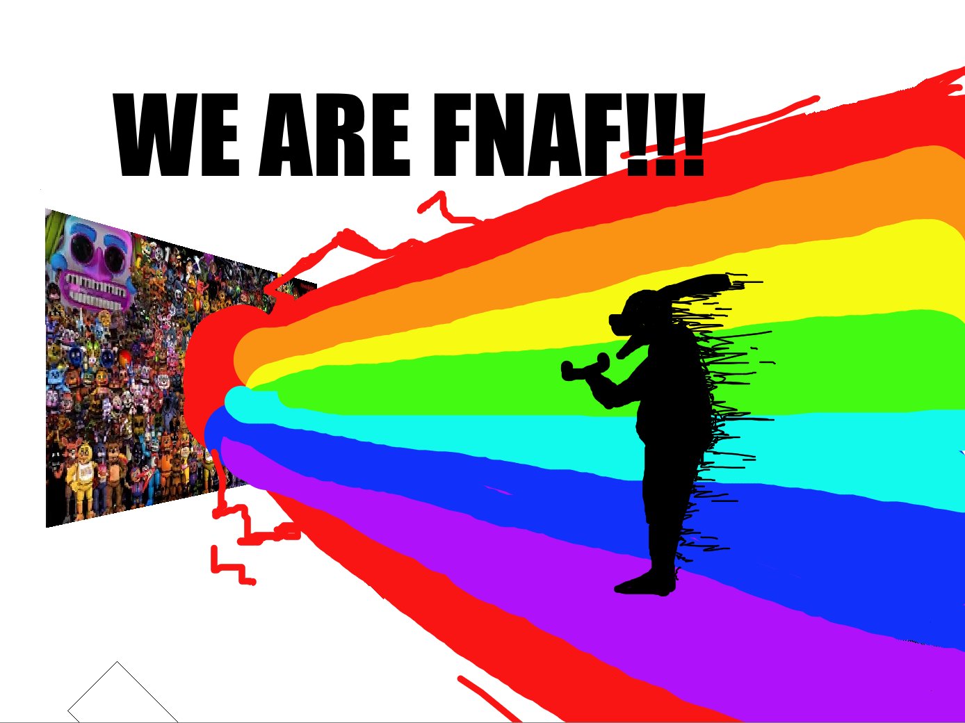 we are fnaf!!! Blank Meme Template