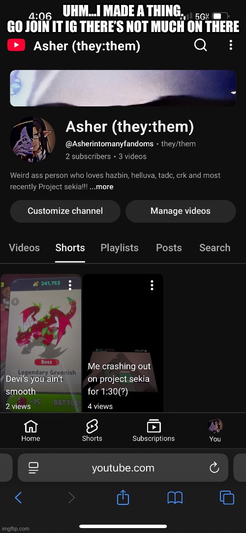 UHM…I MADE A THING.

GO JOIN IT IG THERE’S NOT MUCH ON THERE | made w/ Imgflip meme maker