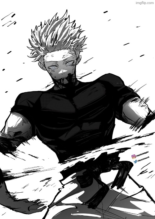 Gojo well done | image tagged in gojo well done | made w/ Imgflip meme maker