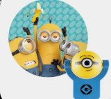 0.5-Watt Minions Projectable Plug In Light Sensing Intergrated Blank Meme Template