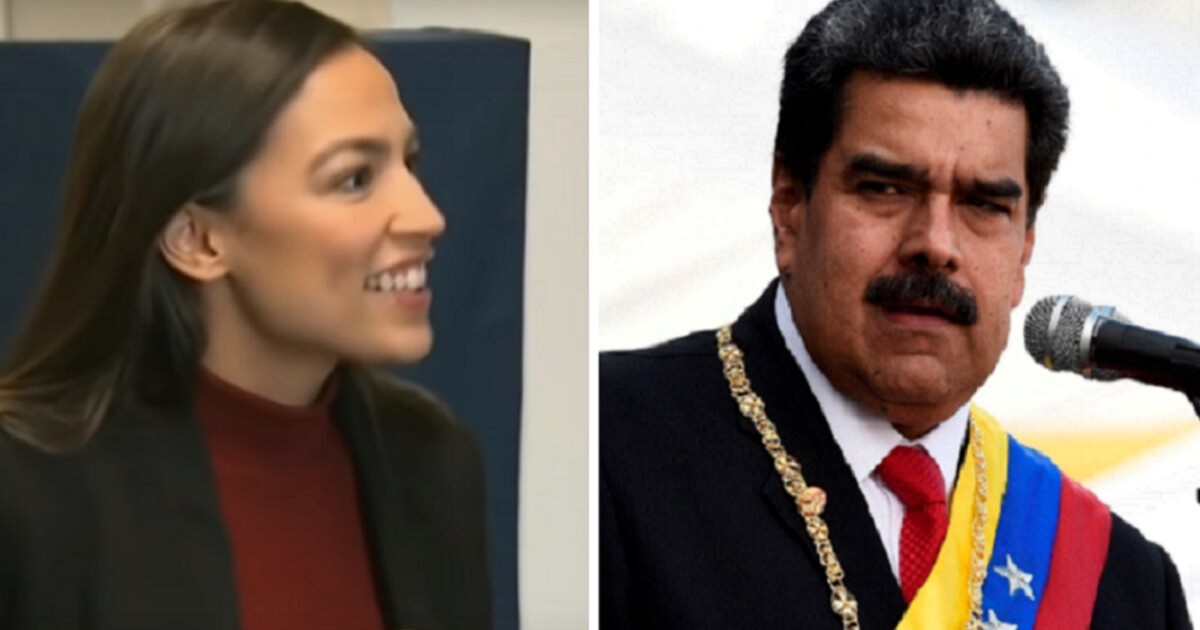 AOC Maduro Blank Meme Template