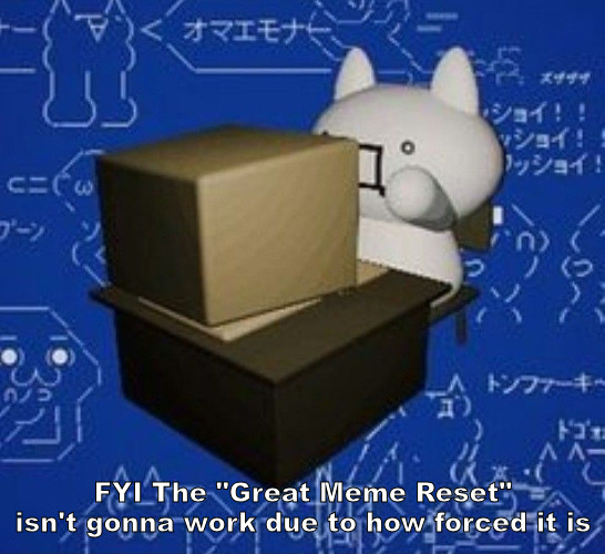it's just not gonna work. | FYI The "Great Meme Reset" isn't gonna work due to how forced it is | image tagged in giko at a computer,great meme reset,the great meme reset,meme reset,reset,true | made w/ Imgflip meme maker