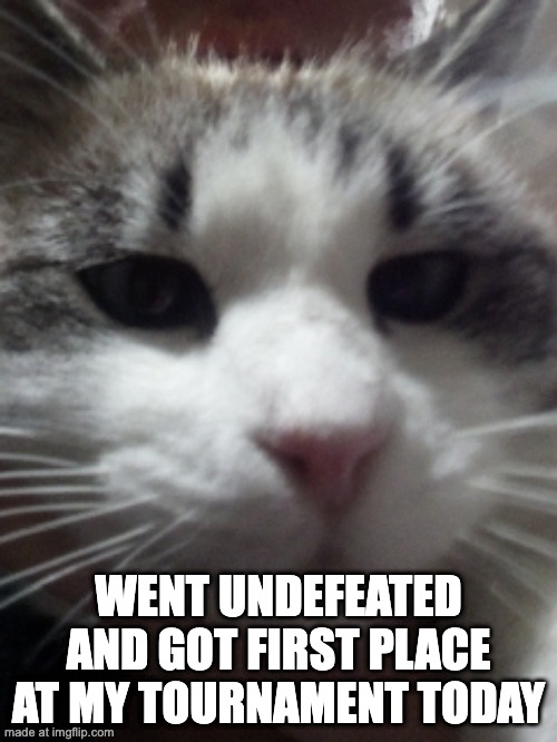 Sour Hart announcement template | WENT UNDEFEATED AND GOT FIRST PLACE AT MY TOURNAMENT TODAY | image tagged in sour hart announcement template,wresting | made w/ Imgflip meme maker