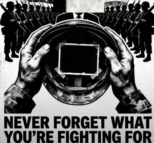 Never forget what you're fighting for Blank Meme Template