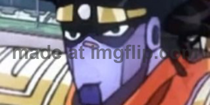 Confused star platinum | image tagged in confused star platinum | made w/ Imgflip meme maker