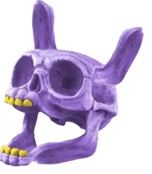 Realistic Jax Skull Screaming Blank Meme Template