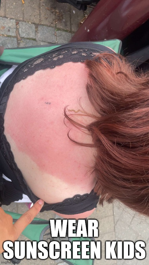 WEAR SUNSCREEN KIDS | made w/ Imgflip meme maker